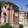 Brick mausoleum