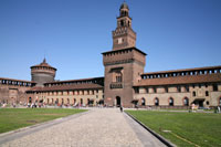 Sforzesco Kasteel, Milaan, Italië