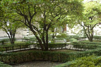 The cloister of the Santa Maria delle Grazie Church