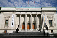 Facade of the Museum of Fine Arts in Montreal, Canada