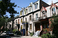 Rowhouses at Square St. Louis, Montreal