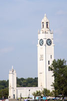 The towers at the Quai de l'Horloge in Montreal, Canada