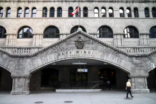 Arcade below Windsor Station, Montreal