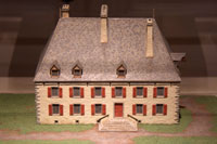 Model of the Château Ramezay in 1706