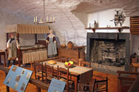 Common Room in the basement of the Château Ramezay