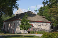 Fur Trade Warehouse near the Canal de Lachine in Montreal