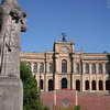 Maximilianeum and statue at Maximiliansbr�cke