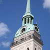 The spire of the Peterskirche