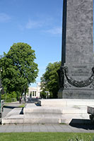 Königsplatz seen from the Karloninenplatz, Munich
