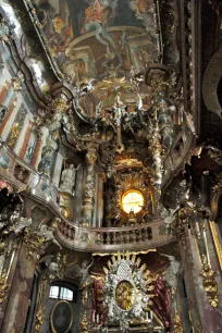 Asam Church interior, Munich