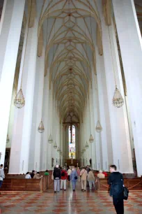 The central nave of the Frauenkirche in Munich