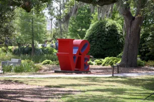 Sculpture Garden in the City Park of New Orleans