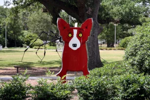 George Rodrigue, We Stand Together, Sculpture Garden New Orleans