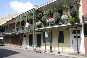 Houses in Royal Street, French Quarter