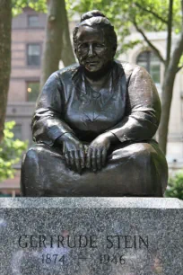 Statue of Gertrude Stein, Bryant Park, New York
