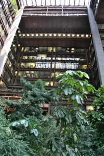 Atrium of the Ford Foundation Building in New York