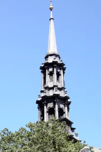 Spire of the St. Paul's Chapel in New York