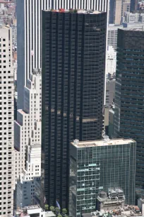Trump Tower seen from Rockefeller Center, New York City