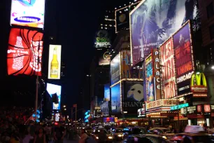 Times Square at night, New York