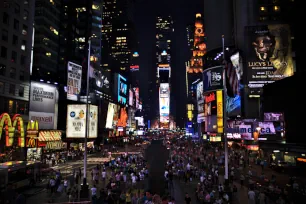 Times Square at night