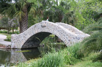 Bridge in City Park, New Orleans