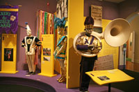 Mardi Gras exhibit in the Presbytere