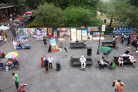 Street entertainment on Jackson Square, New Orleans