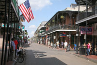 Bourbon Street during daytime