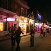 Bourbon Street at night