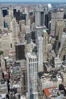 View from the Empire State Building Observatory in New York