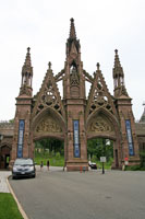 Green-Wood Cemetery entrance gate