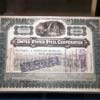 Stock certificate of US Corporation, Morgan Library