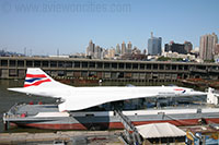 Concorde at the Intrepid Sea, Air and Space Museum in New York