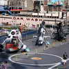 Helicopters on the deck of the Intrepid