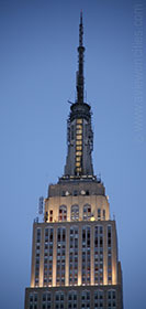 Top of the Empire State Building in New York