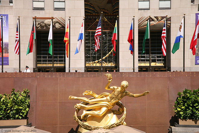 Prometheus Statue