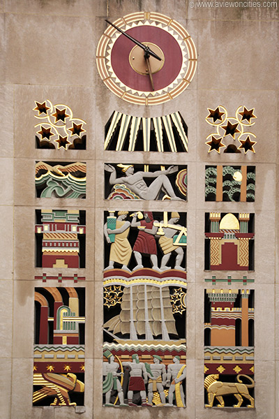 art deco posters. Rockefeller Center art deco