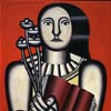 Woman with a book, Fernand Léger, MoMA