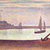 Channel at Gravelines, Seurat, MoMA