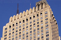 The crown of the Chanin Building in New York City