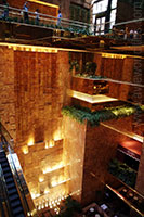 Atrium of the Trump Tower in New York City