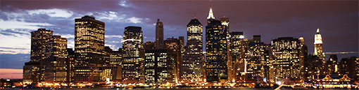 View of Lower Manhatten from Brooklyn Heights Promenade