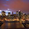 Lower Manhattan at dusk