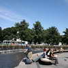 The Central Plaza at Columbus Circle