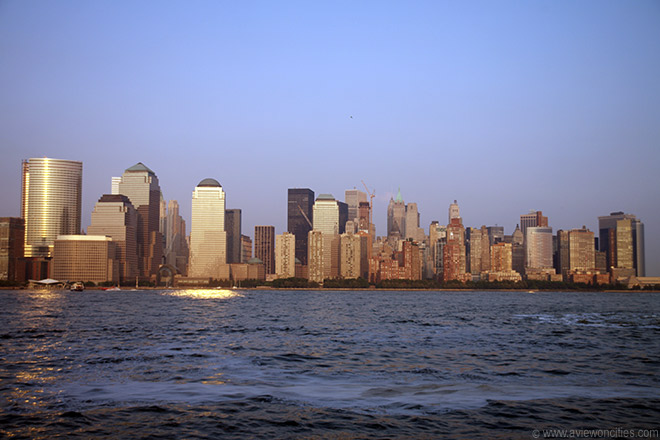 Lower Manhattan seen from New Jersey