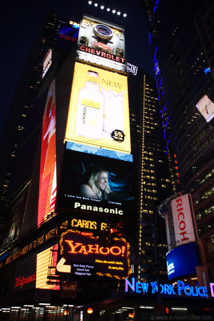 Billboards on Times Square
