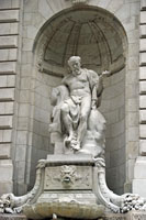 Fountain at the New York Public Library