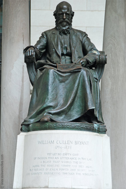 William Cullen Bryant statue William Cullen Bryant statue