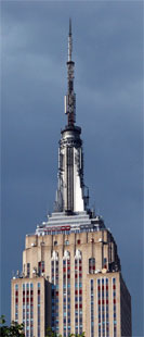 Top of the Empire State Building in New York