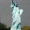 Aerial view of the Statue of Liberty